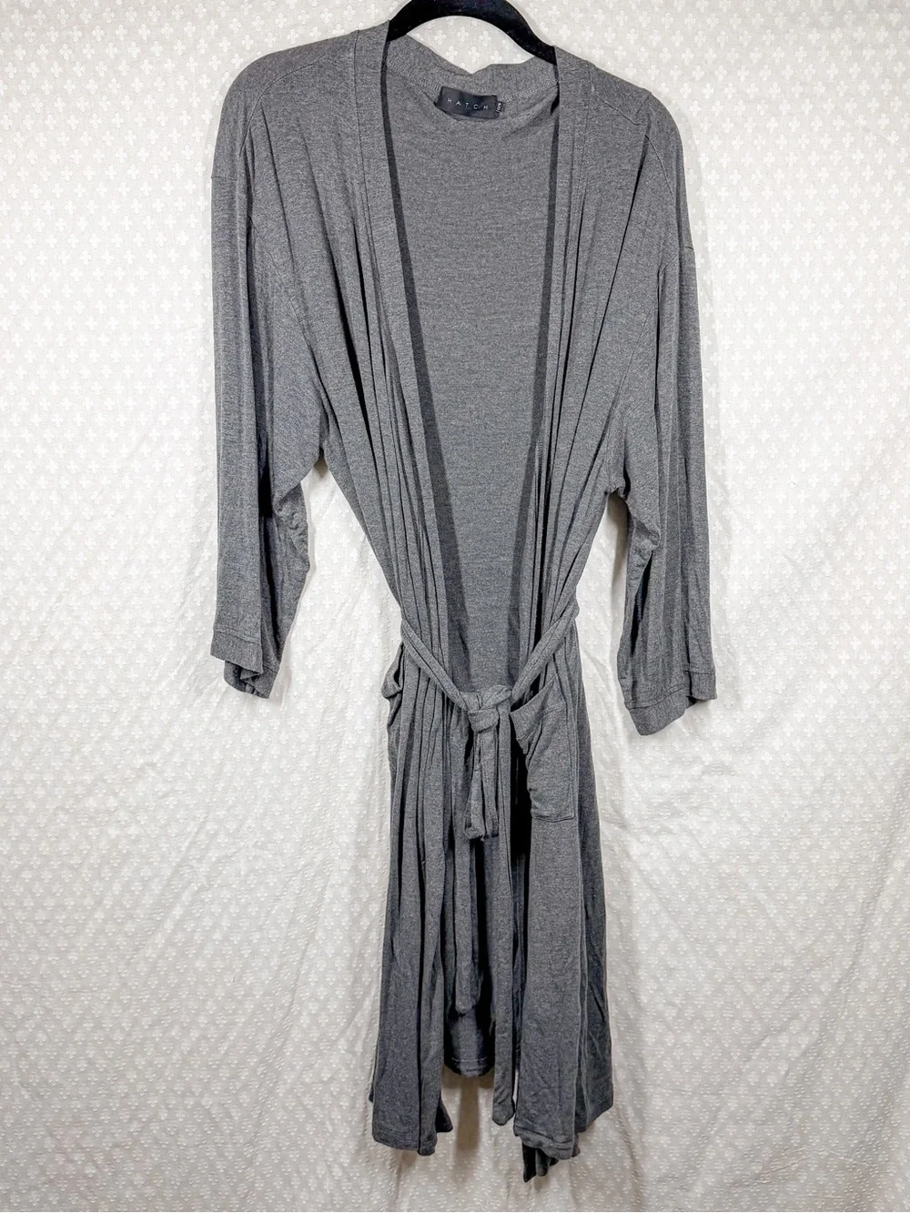 Hatch Gray Bamboo Blend Robe - Picture 2 of 6